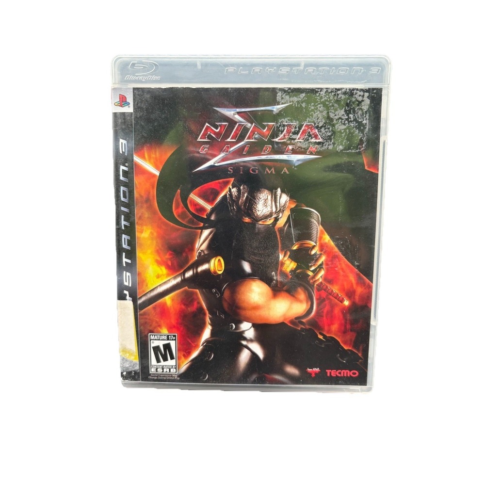 Ninja‎ Gaiden Sigma PS3 Greatest Hits CIB Complete Tested Good Disc Sticker